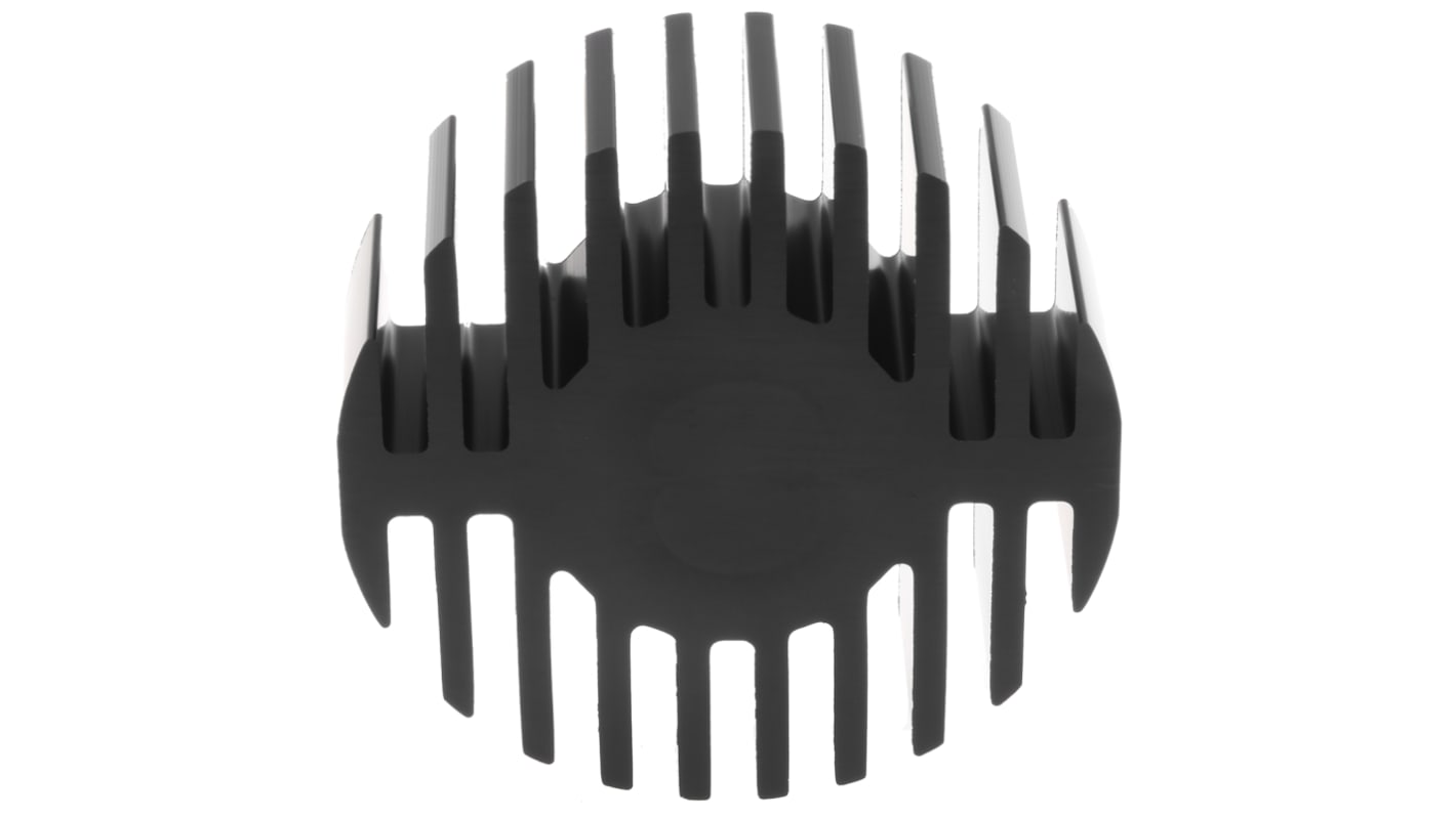 Heatsink, Universal Round Alu, 2.4K/W, 60 (Dia.) x 20mm, Screw