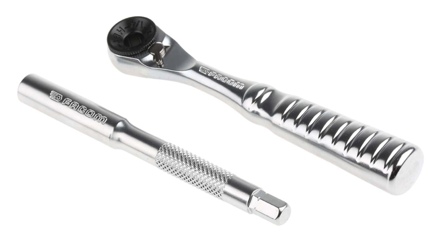 Facom 1/4 in Square Ratchet with Ratchet Handle