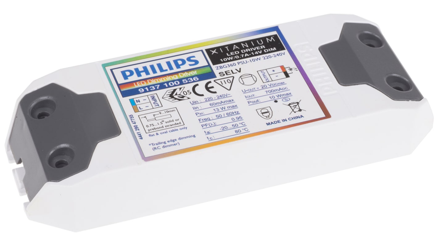 913710053666 | Philips Lighting LED-Treiber 220 → 240 V ac, Ausgang 14V