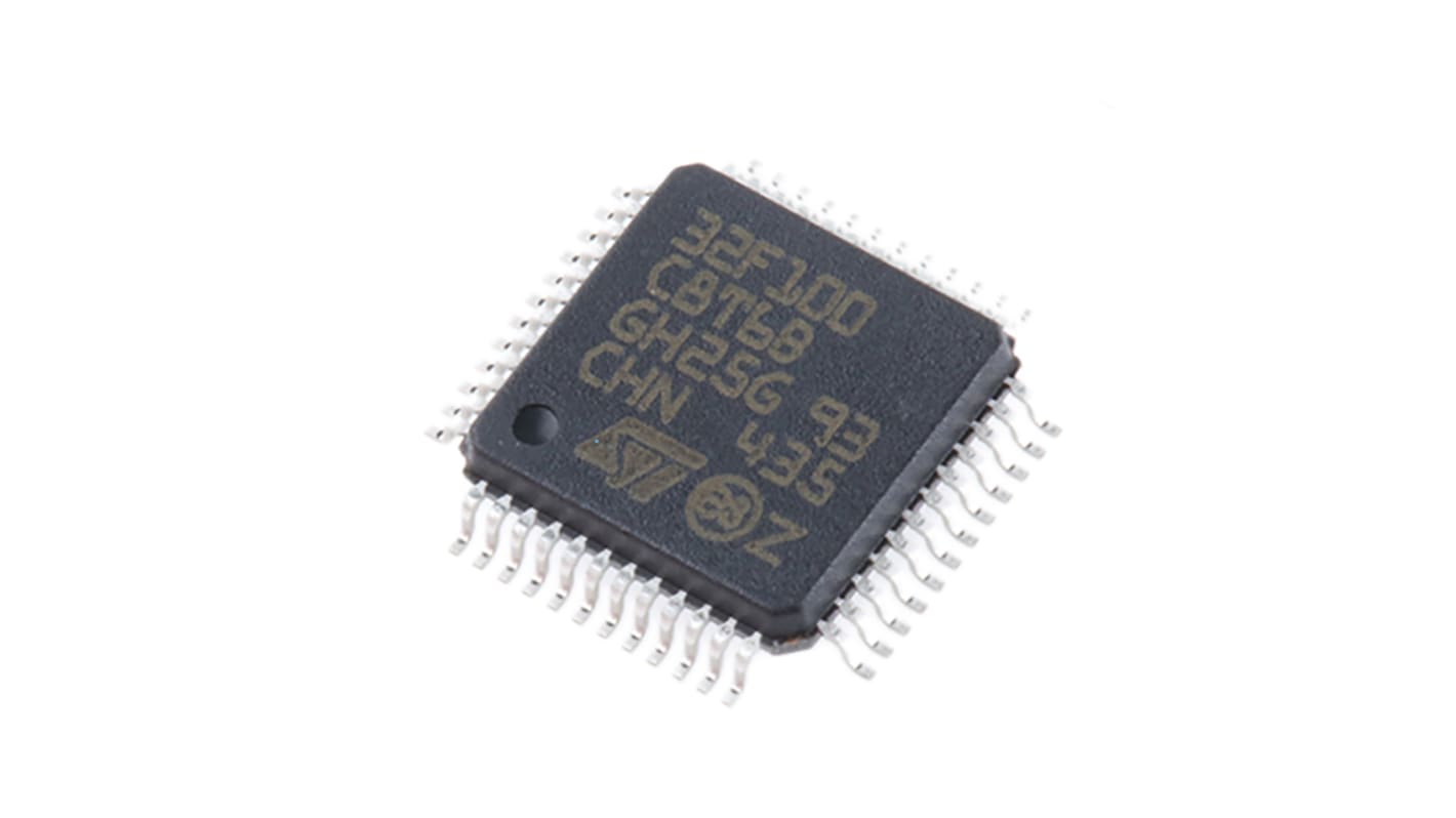 STMicroelectronics Mikrocontroller STM32F1 ARM Cortex M3 32bit SMD 64 KB LQFP 48-Pin 24MHz 8 KB RAM