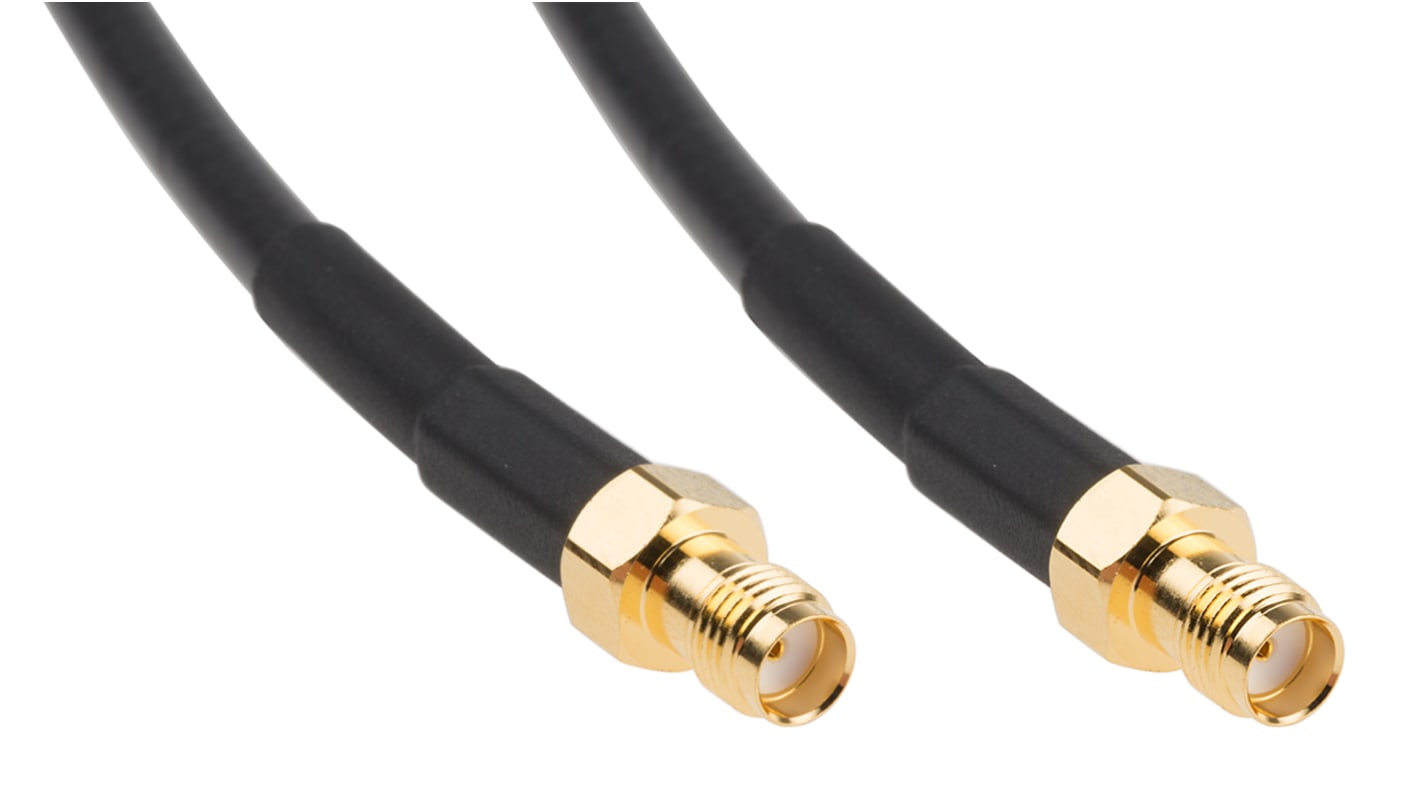 Mobilemark Female SMA to Female SMA Coaxial Cable, 1m, RF195 Coaxial, Terminated