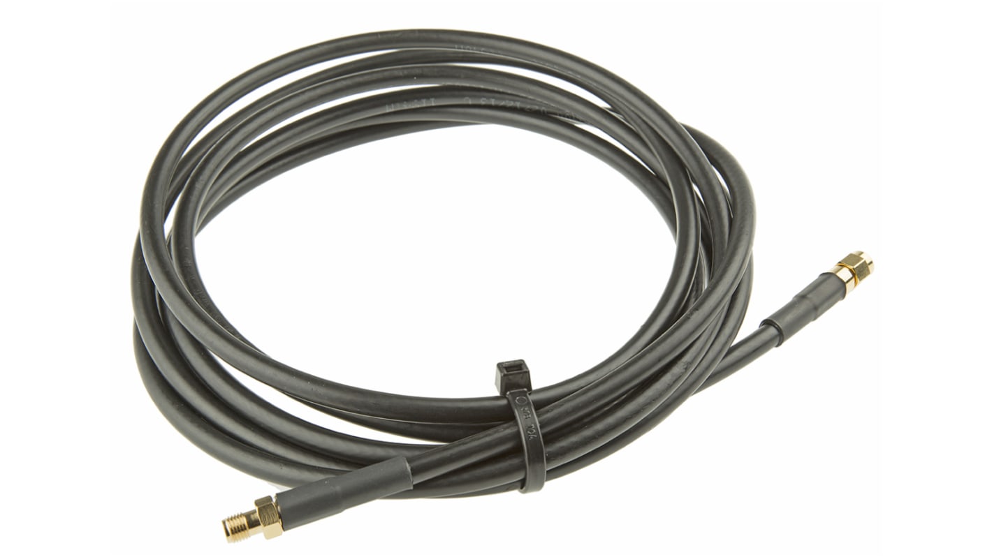 Mobilemark Female SMA to Male RP-SMA Coaxial Cable, 3m, LMR-240 Coaxial, Terminated