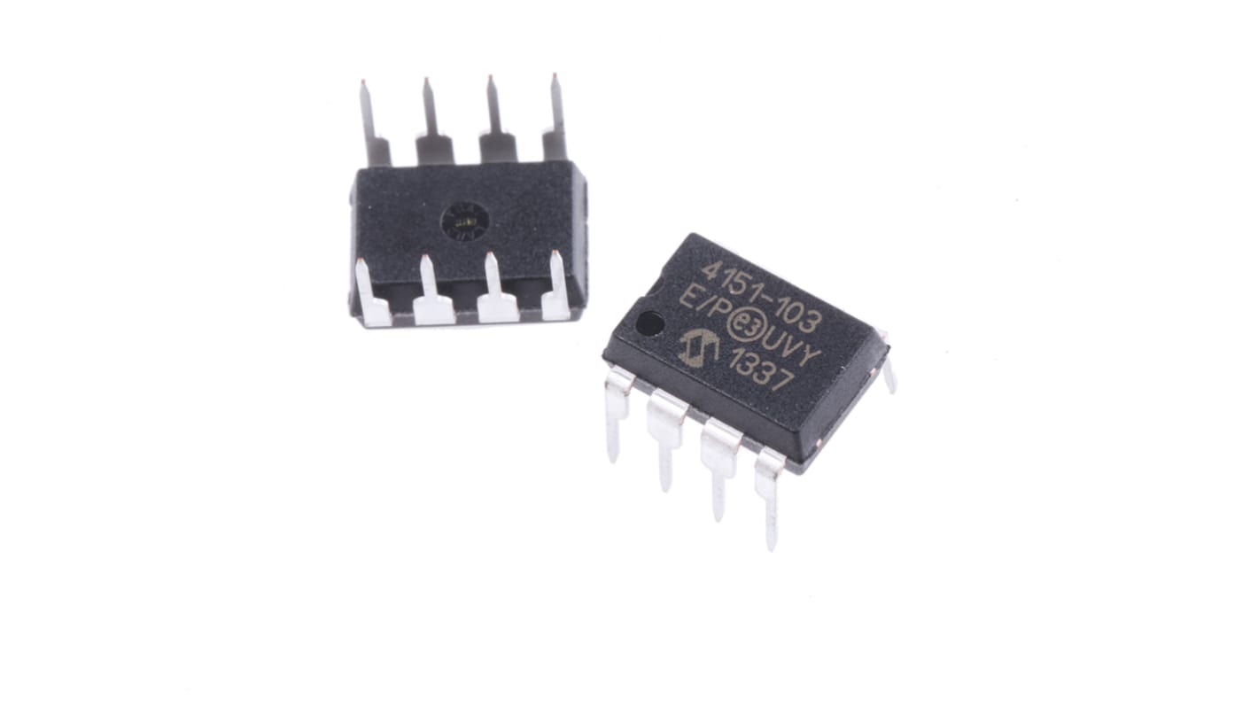 MCP4151103E/P, Digital Potentiometer 10kΩ 257Position Linear Serial