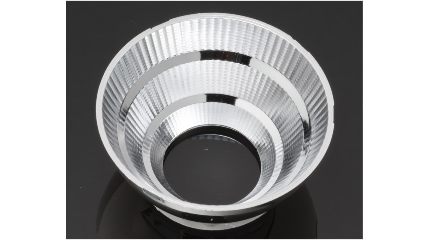 Reflector LED Ledil, diámetro 40mm, 40 (Dia.) x 24.3mm, para LEDs serie Cree MP-L, Serie Tyra