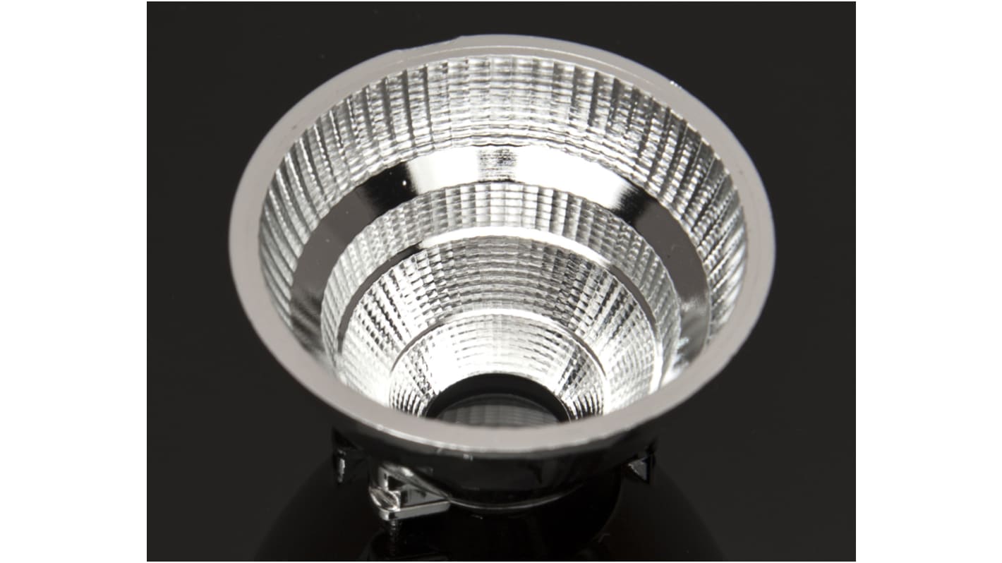 Reflector LED Ledil, diámetro 40mm, 40 (Dia.) x 23.1mm, para LEDs serie Cree MP-L, Serie Tyra