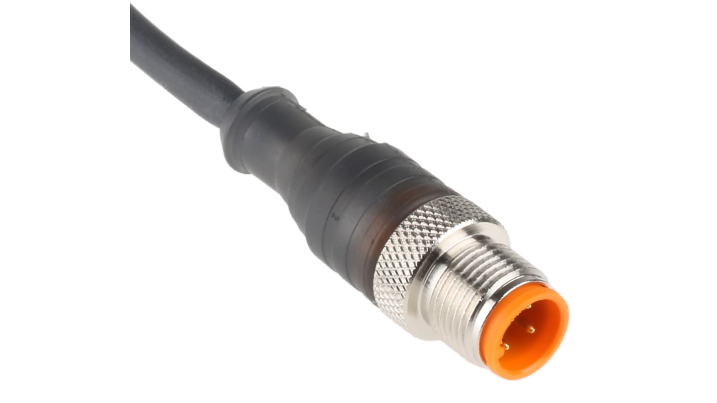 Cable de conexión Lumberg Automation, con. A M12 Macho, 4 polos, con. B Sin terminación, cod.: A, long. 2m, 250 V, 4