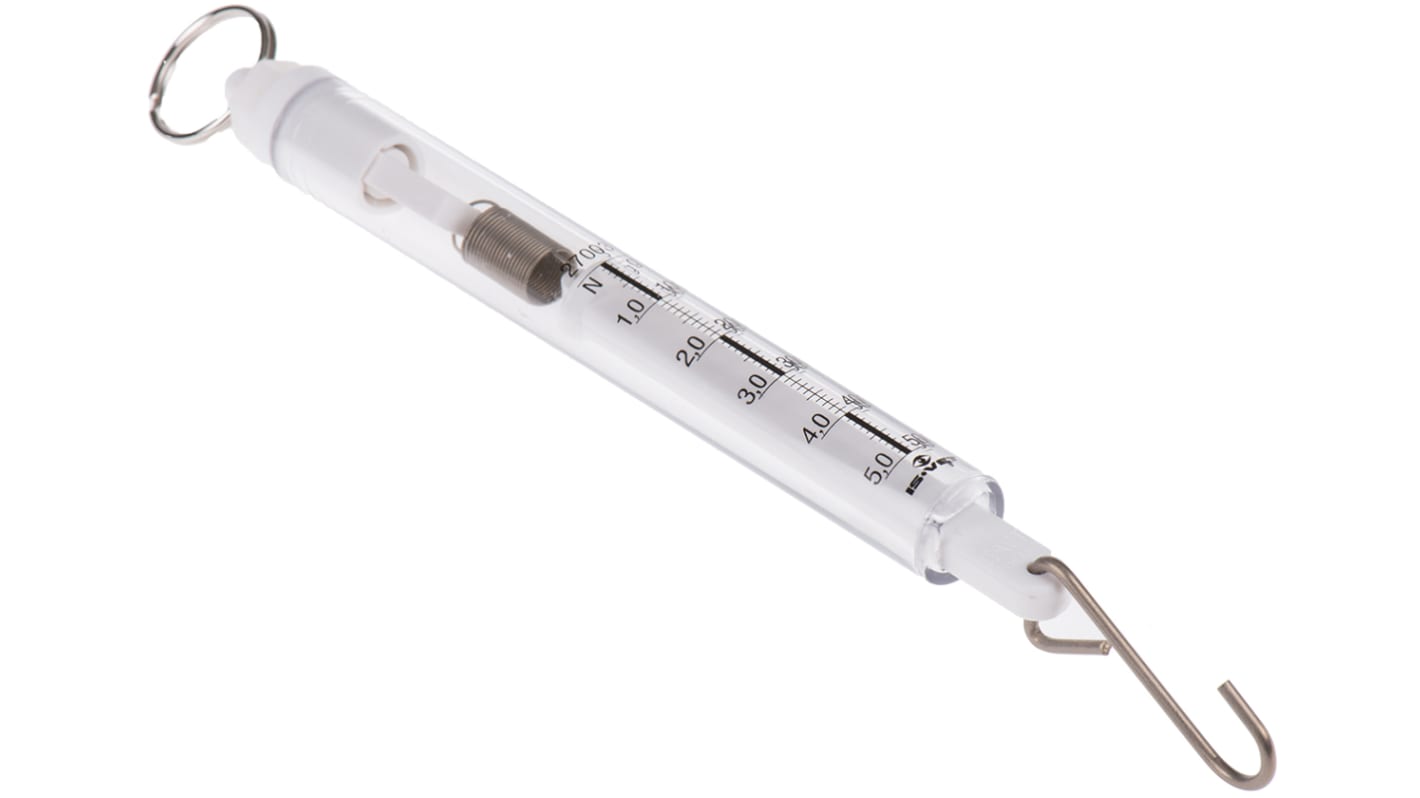 RS PRO Spring Balance, 10 g Resolution , Metric Scale, 5 N, 500 g Weight Capacity RS