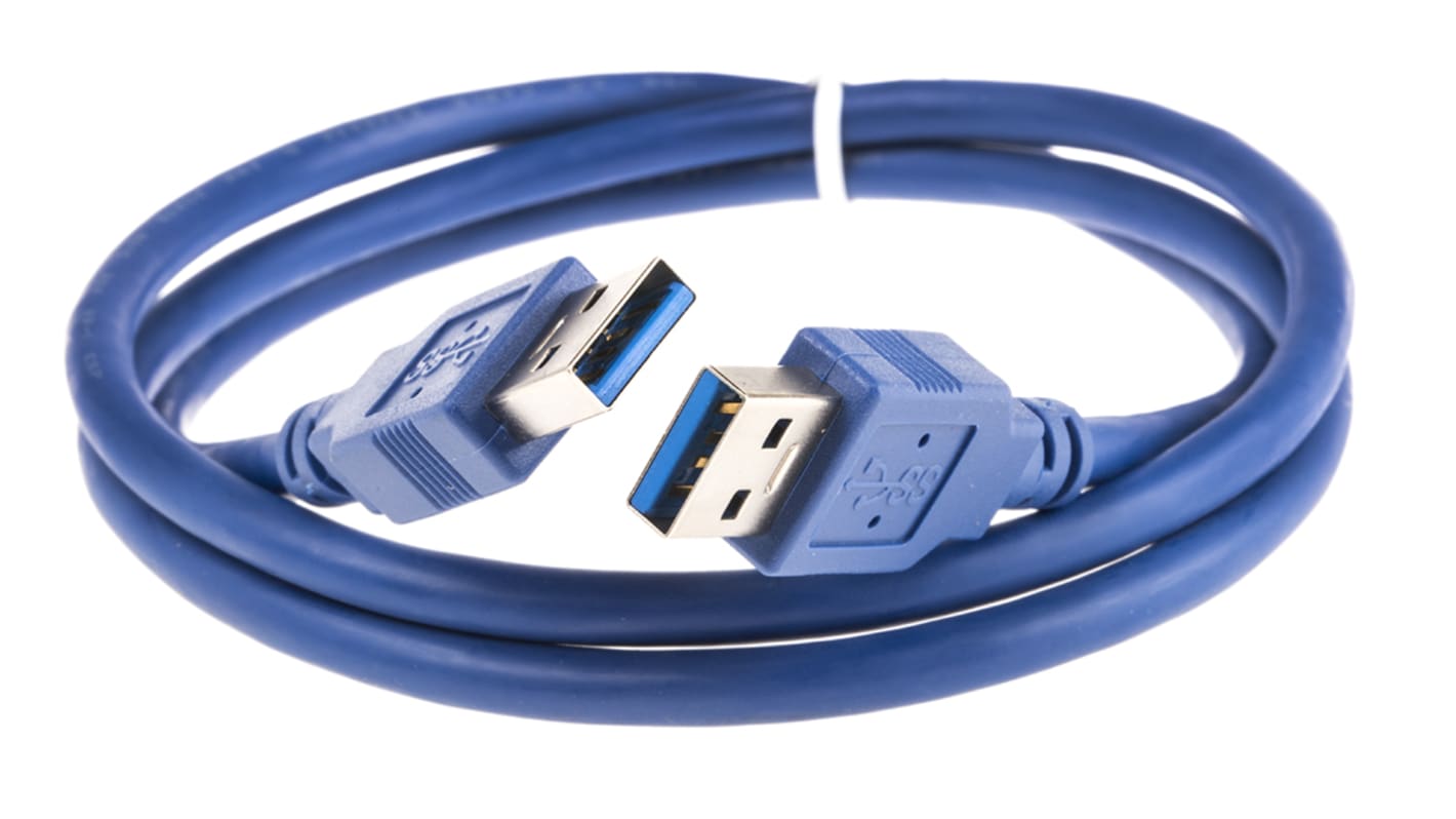 Cable USB Clever Little Box, long. 1m, color Azul