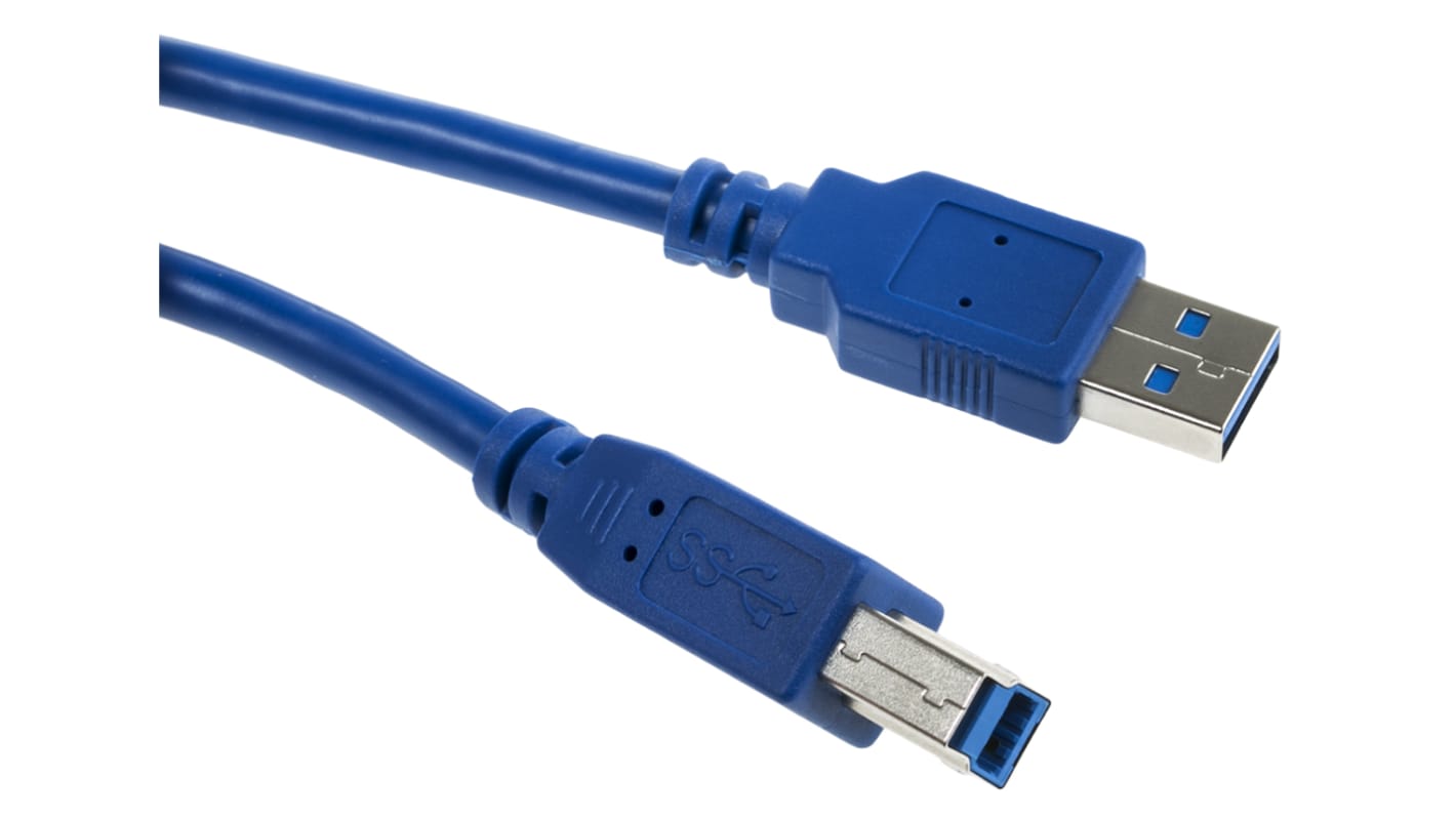 Cable USB Clever Little Box, long. 5m, color Azul