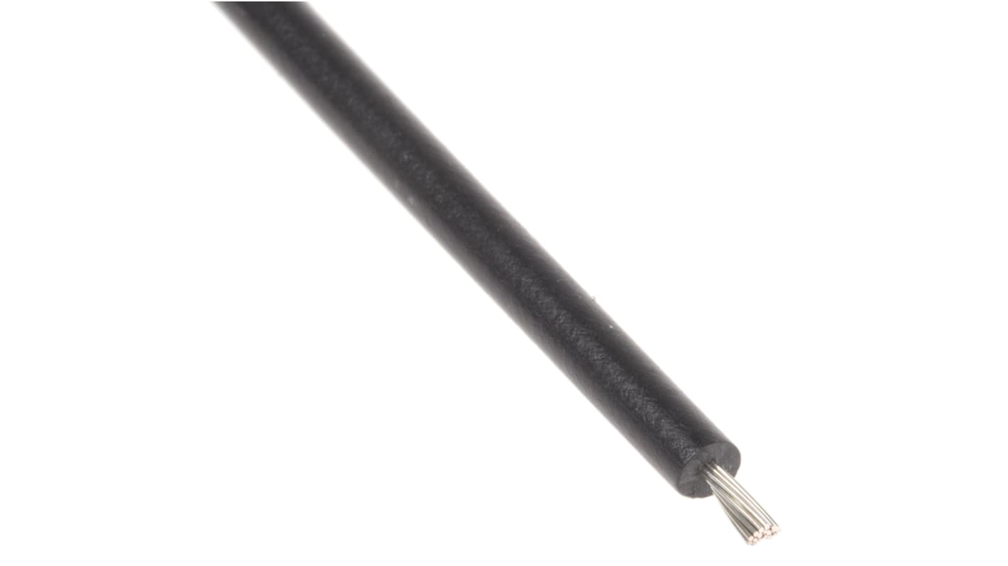 Lapp Einzeladerleitung 0,52 mm², 20 AWG 100m Schwarz PVC isoliert Ø 2.5mm UL1015