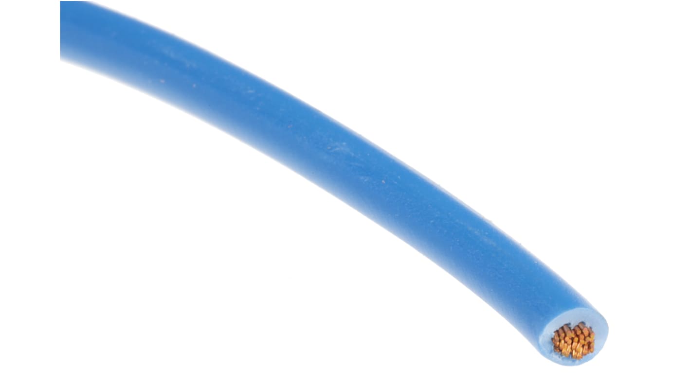 Lapp Einzeladerleitung 0,52 mm², 20 AWG 100m Blau PVC isoliert Ø 2.5mm UL1015