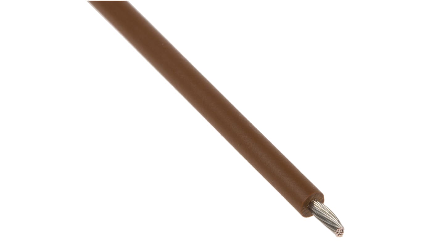 Fils de câblage Lapp UL1015, 1 mm², Marron, 17 AWG, 100m, 600 V