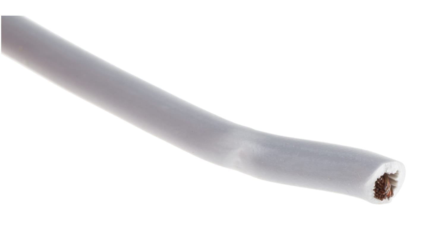 Lapp ÖLFLEX HEAT Series Grey 0.25 mm² Hook Up Wire, 24 AWG, 14/0.15 mm, 100m, Silicone Insulation