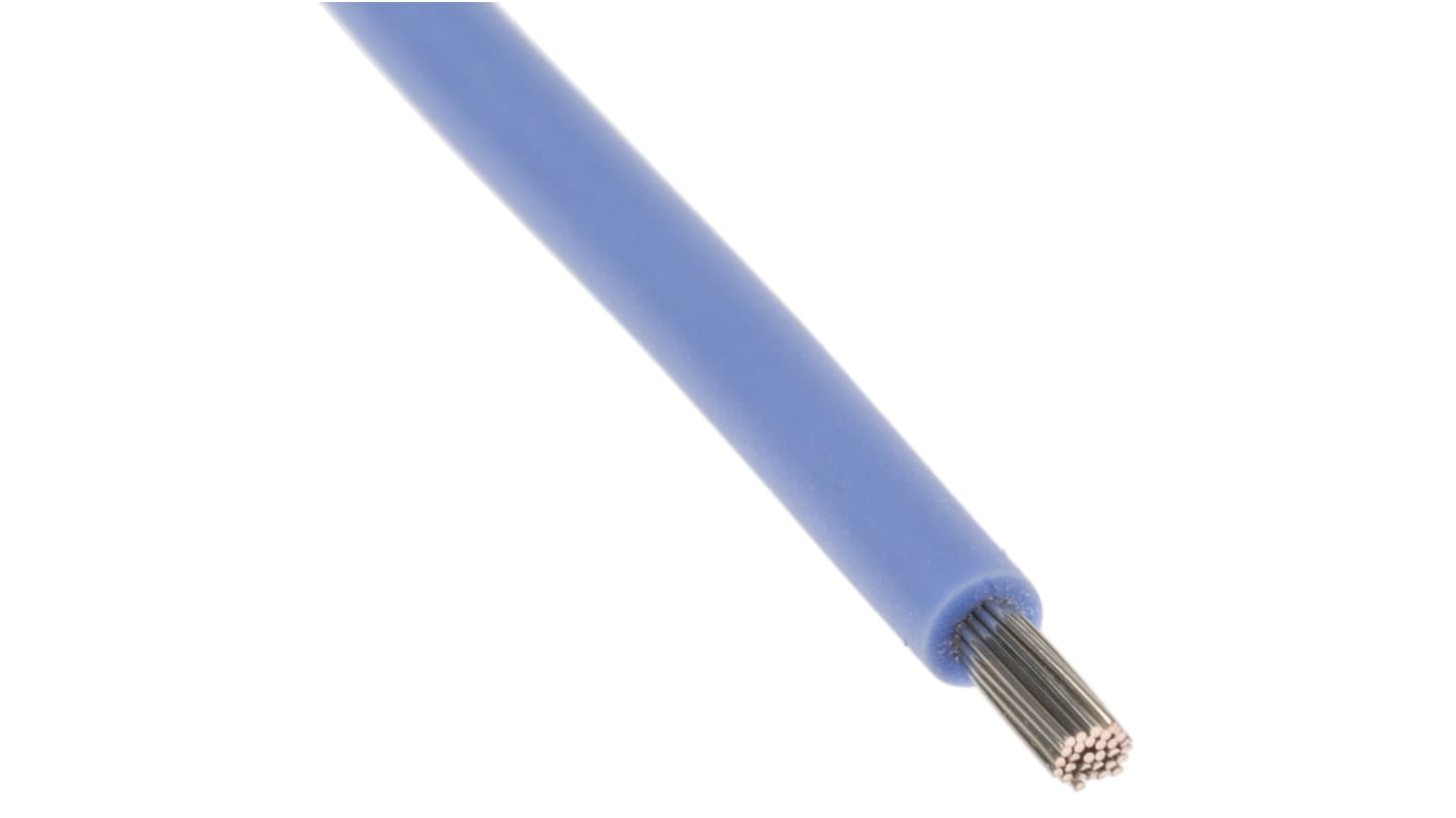 Przewód montażowy 1.5 mm² Niebieski Lapp Silikon 15 AWG 300 V dł. 100m 19/0,25 mm +180°C