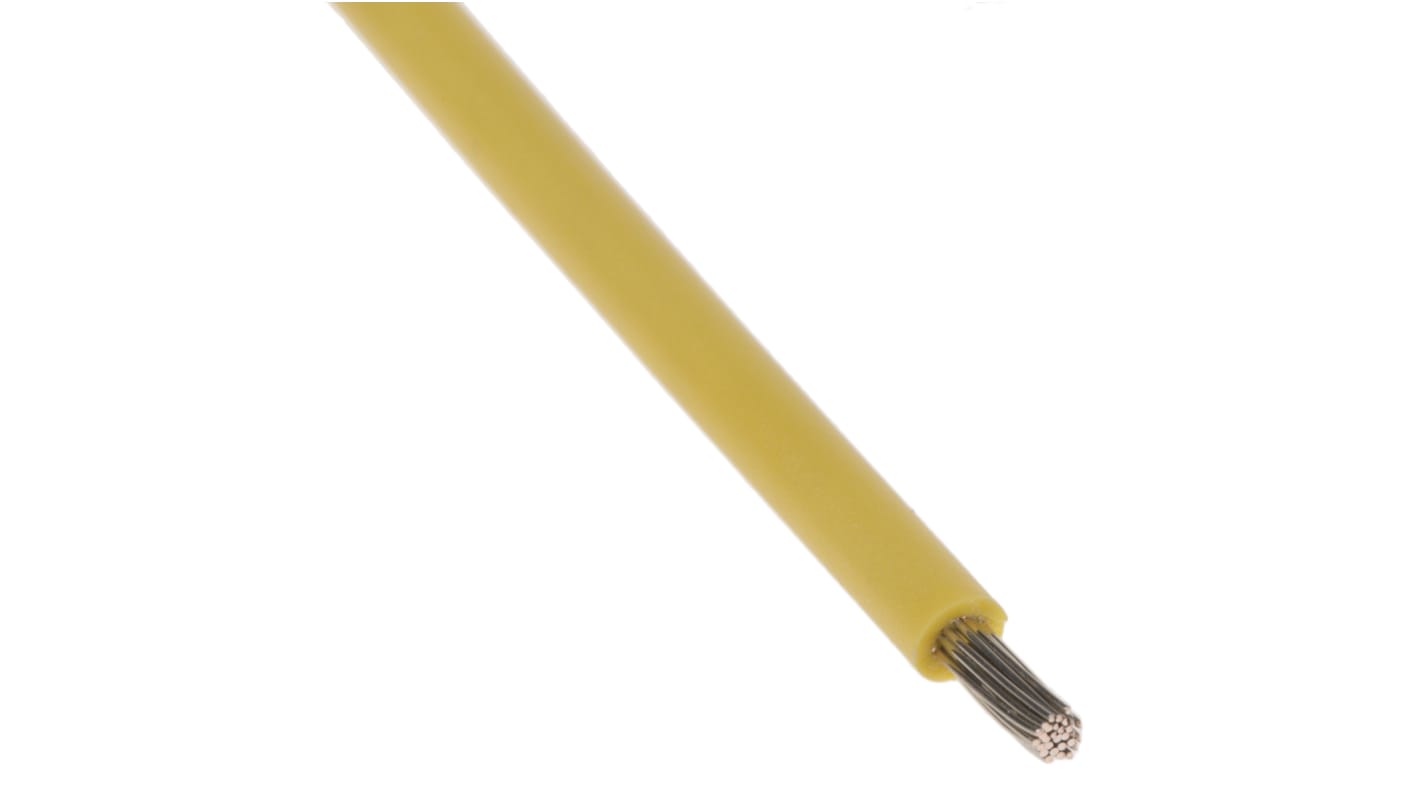 Cable de conexión Lapp 51005, área transversal 1,5 mm² Alta temperatura Filamentos del Núcleo 19 / 0,25 mm Amarillo,