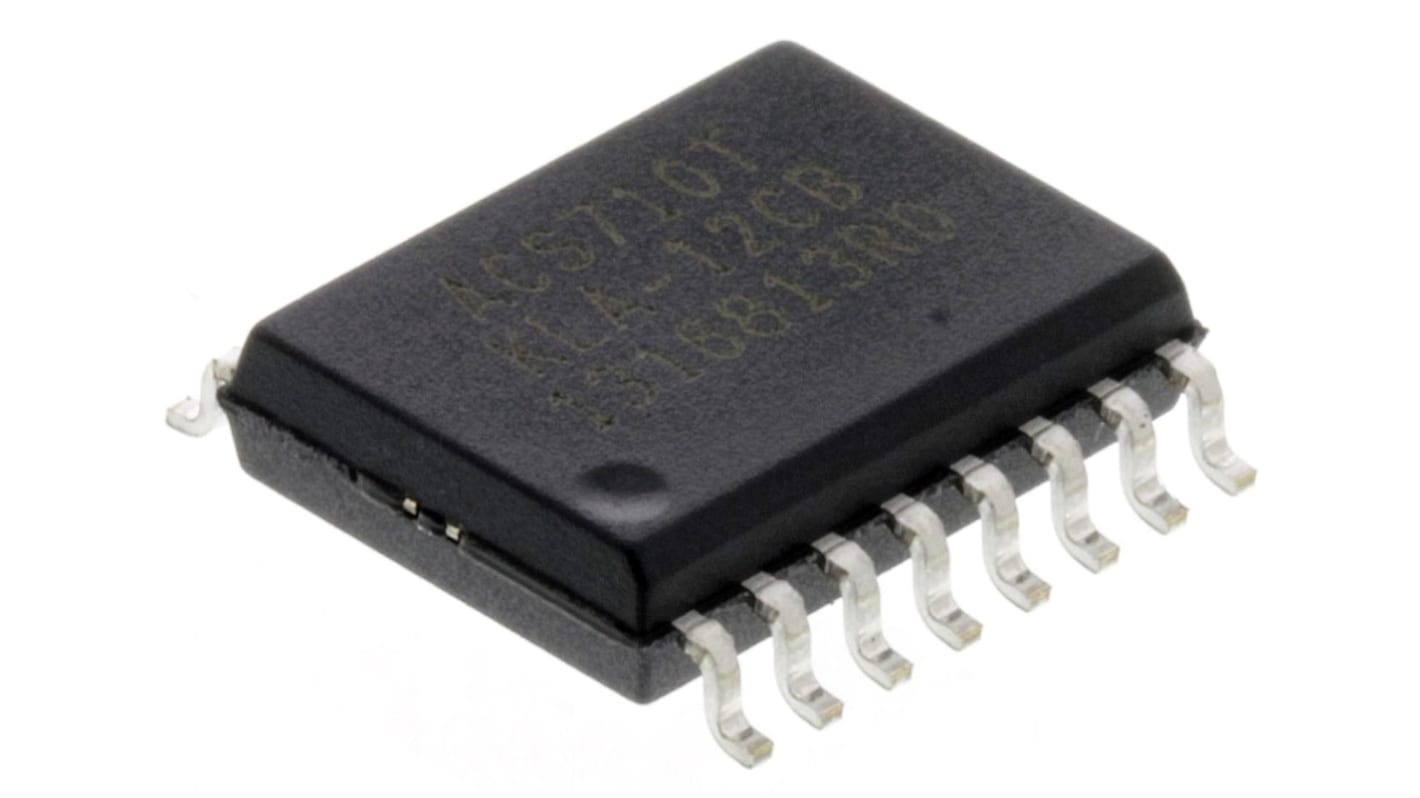 Allegro Microsystems ACS710KLATR-12CB-T Hall-Effekt-Sensor Unipolar, 3 → 5,5 V, SOIC W 16-Pin