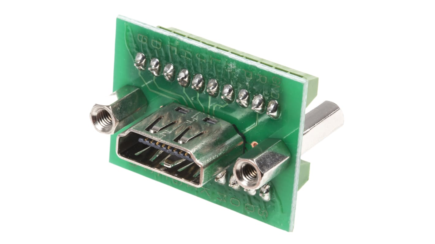 Conector HDMI Hembra, Recta, Tipo A