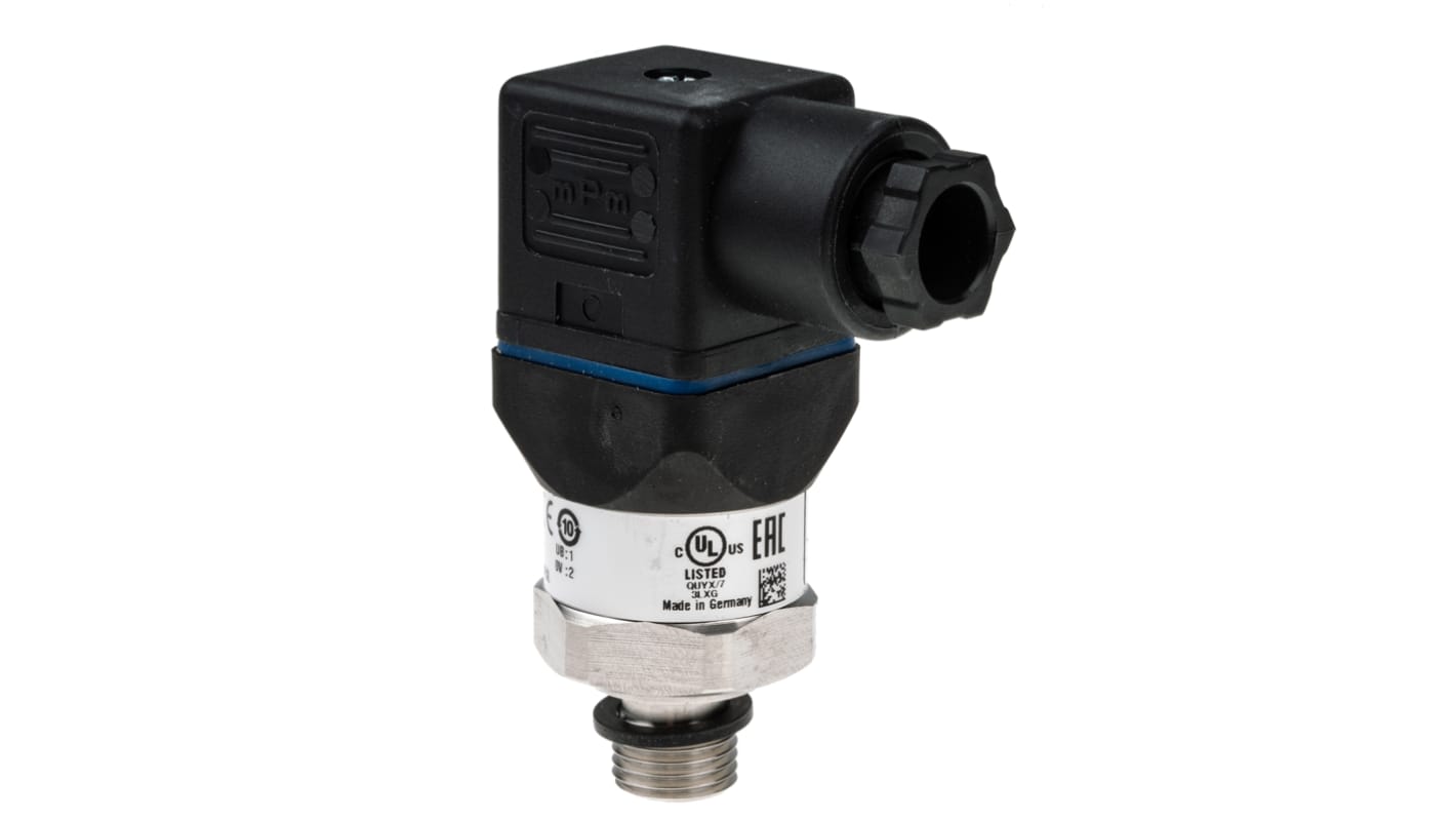 WIKA Pressure Transmitter, 0bar Min, 25bar Max