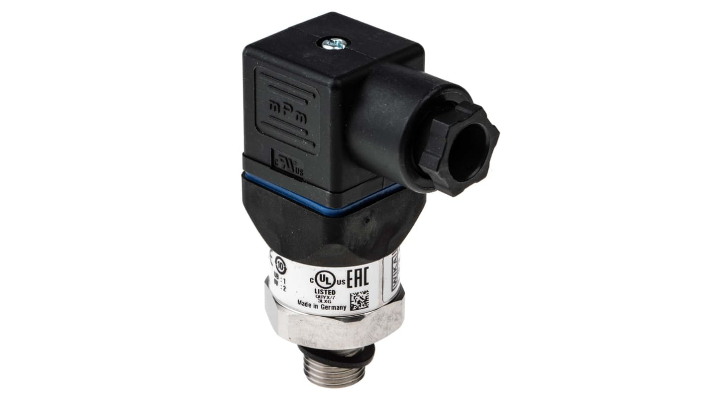 WIKA A-10 Series Pressure Sensor, 0bar Min, 40bar Max, Current Output, Relative Reading