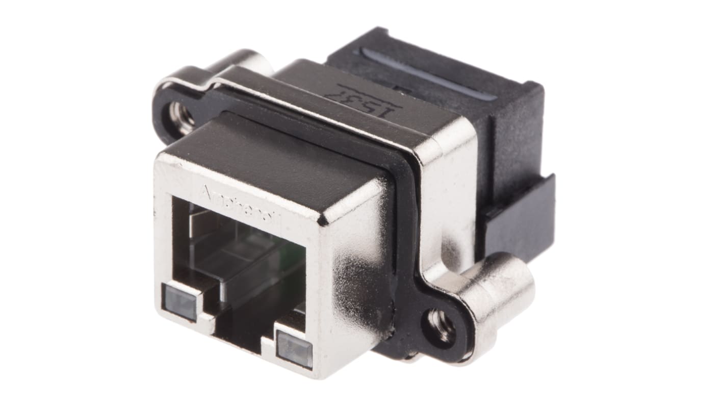 Conector RJ45 Hembra Amphenol ICC serie MRJ, de 8 vías