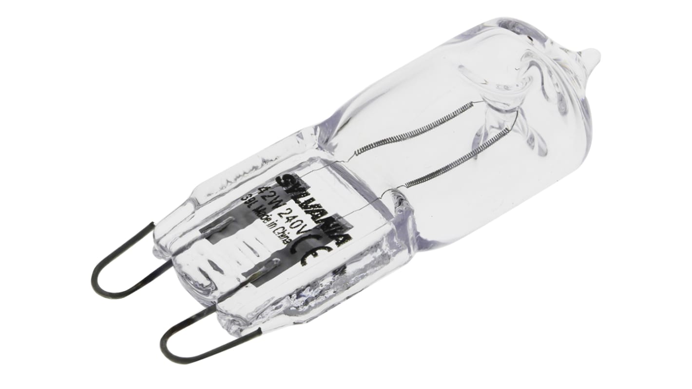 Sylvania 42 W Halogen Capsule Bulb G9, 240 V, 630 lm, 2000h