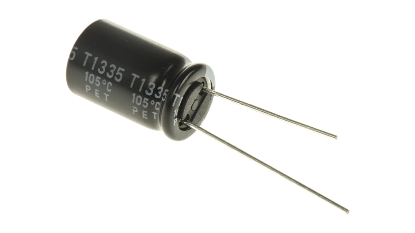 Rubycon 1000μF Aluminium Electrolytic Capacitor 16V dc, Radial, Through Hole - 16ZLJ1000M10X16