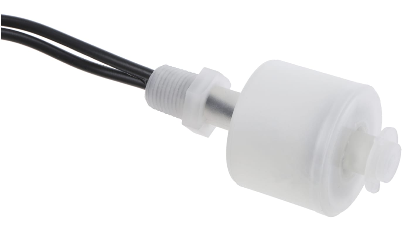 Sensata Cynergy3 RSF50 Series Vertical Polypropylene Float Switch, Float, 1m Cable, NO/NC