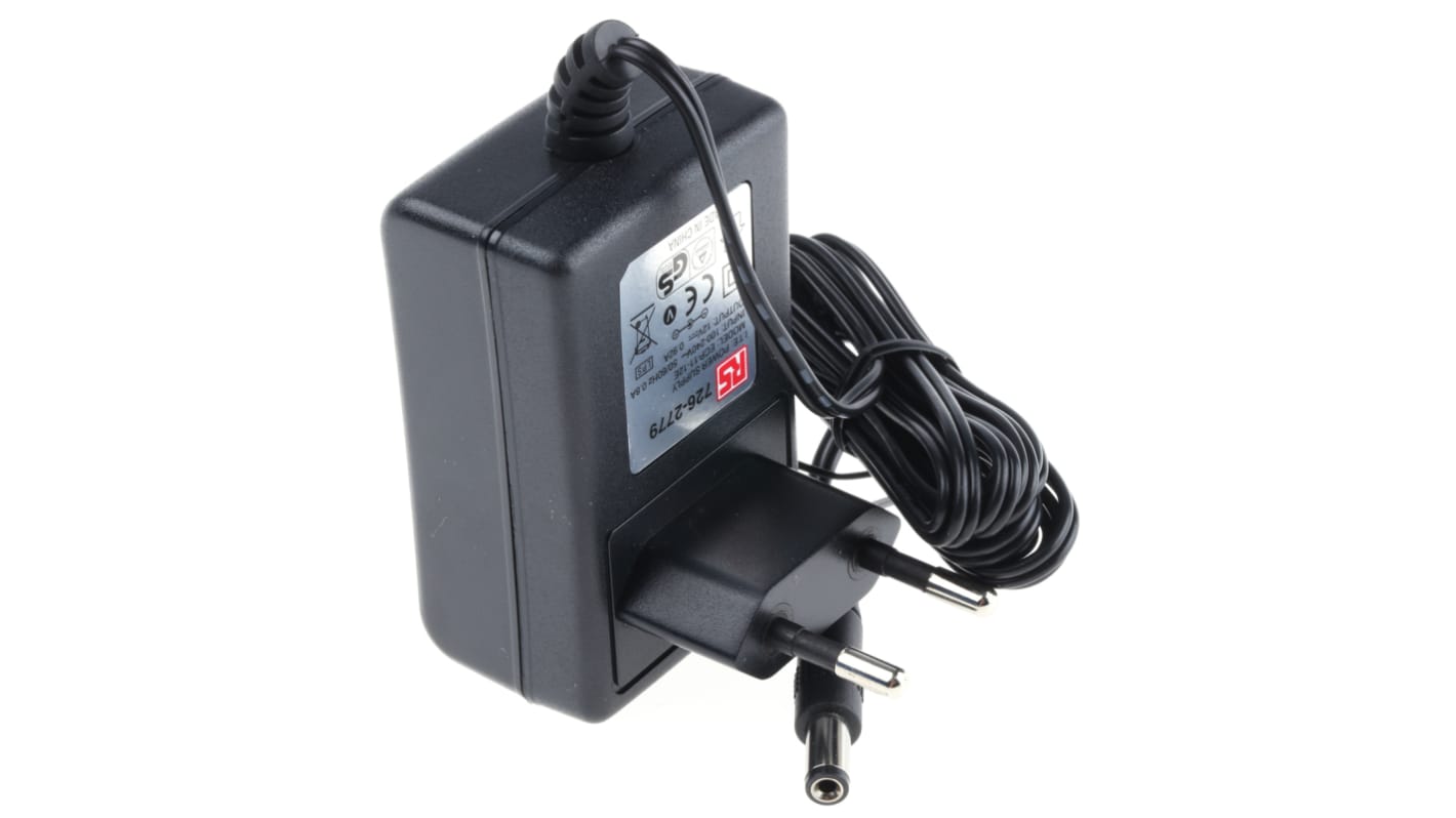 RS PRO 11W AC/DC Adapter 12V dc Output, 920mA Output