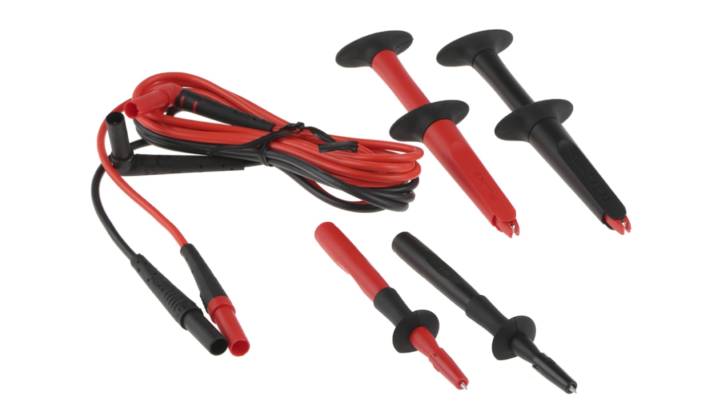 Fluke TL2201 Industrial Test Lead Kit, CAT III, CAT IV, 10A RS