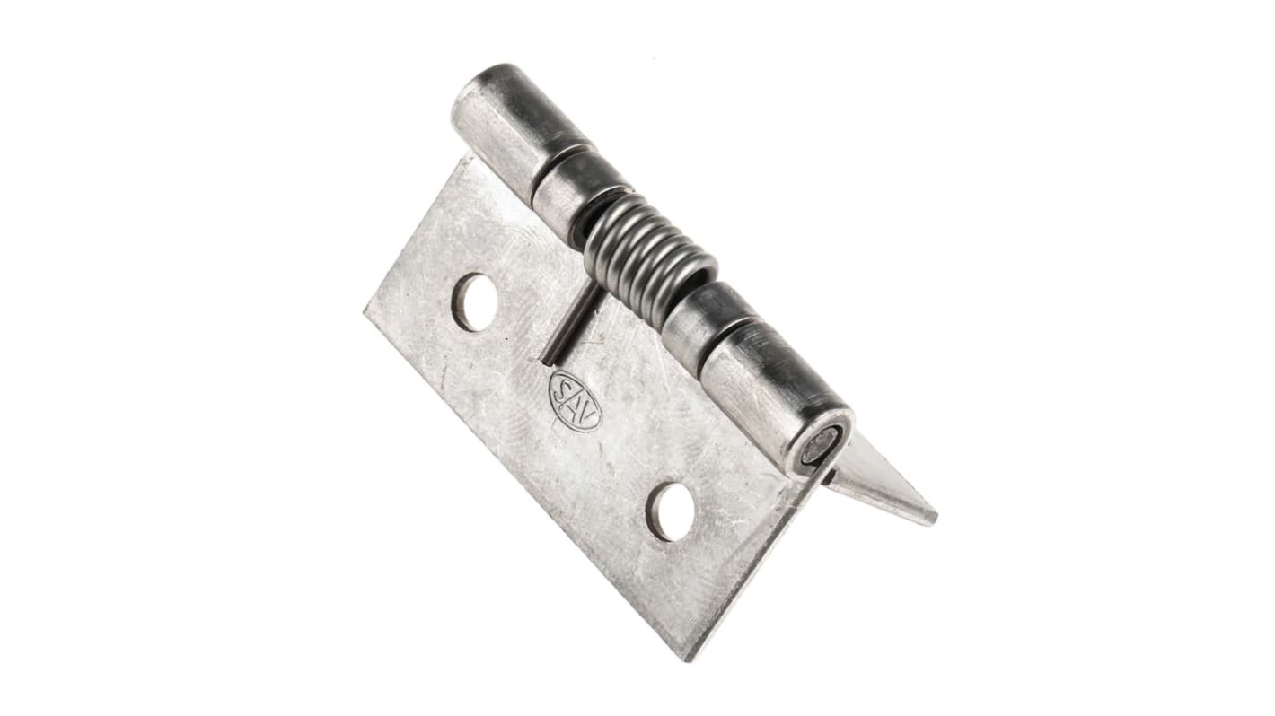 RS PRO Stainless Steel Piano Hinge, 50mm x 50mm x 2mm RS
