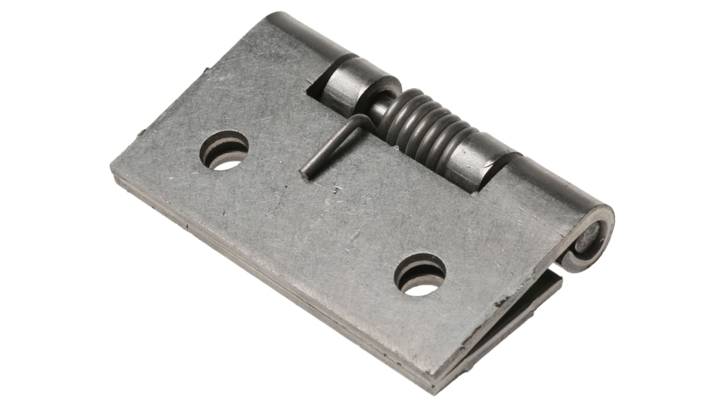 RS PRO Stainless Steel Piano Hinge, 50mm x 50mm x 2mm RS