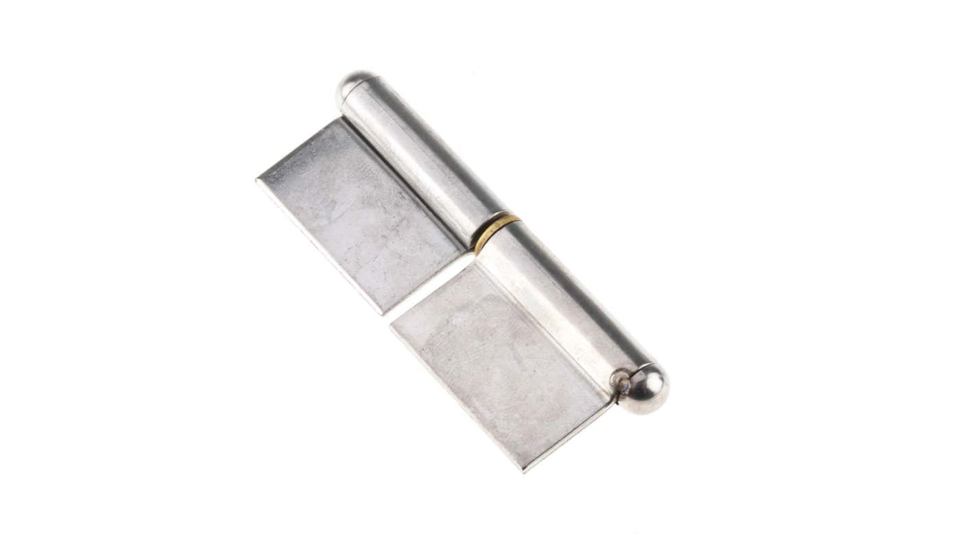 Charnière drapeau en inox, 61.5mm x 40mm x 1.5mm