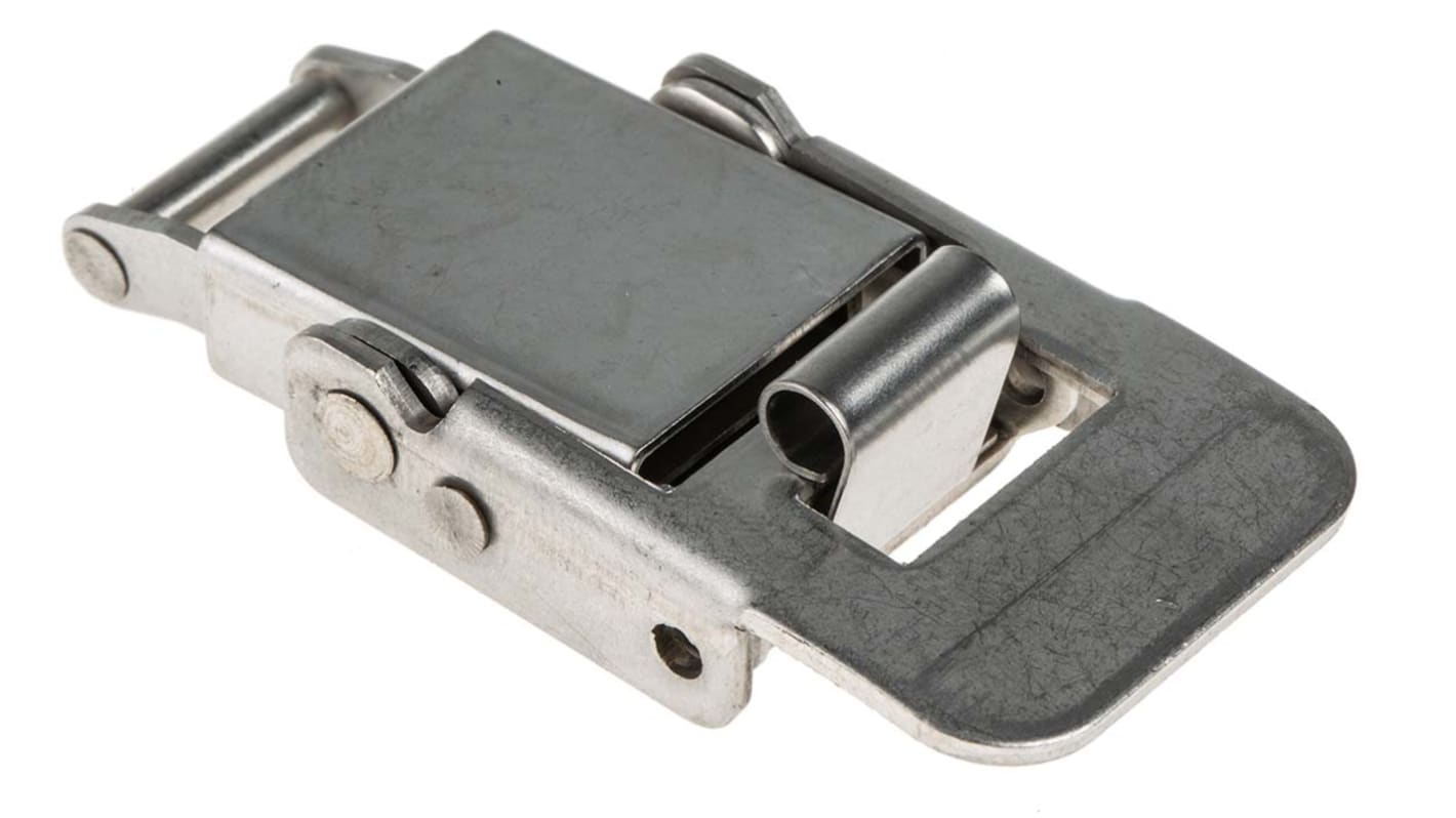 RS PRO Stainless Steel,Spring Loaded Toggle Latch, 61 x 29 x 16mm