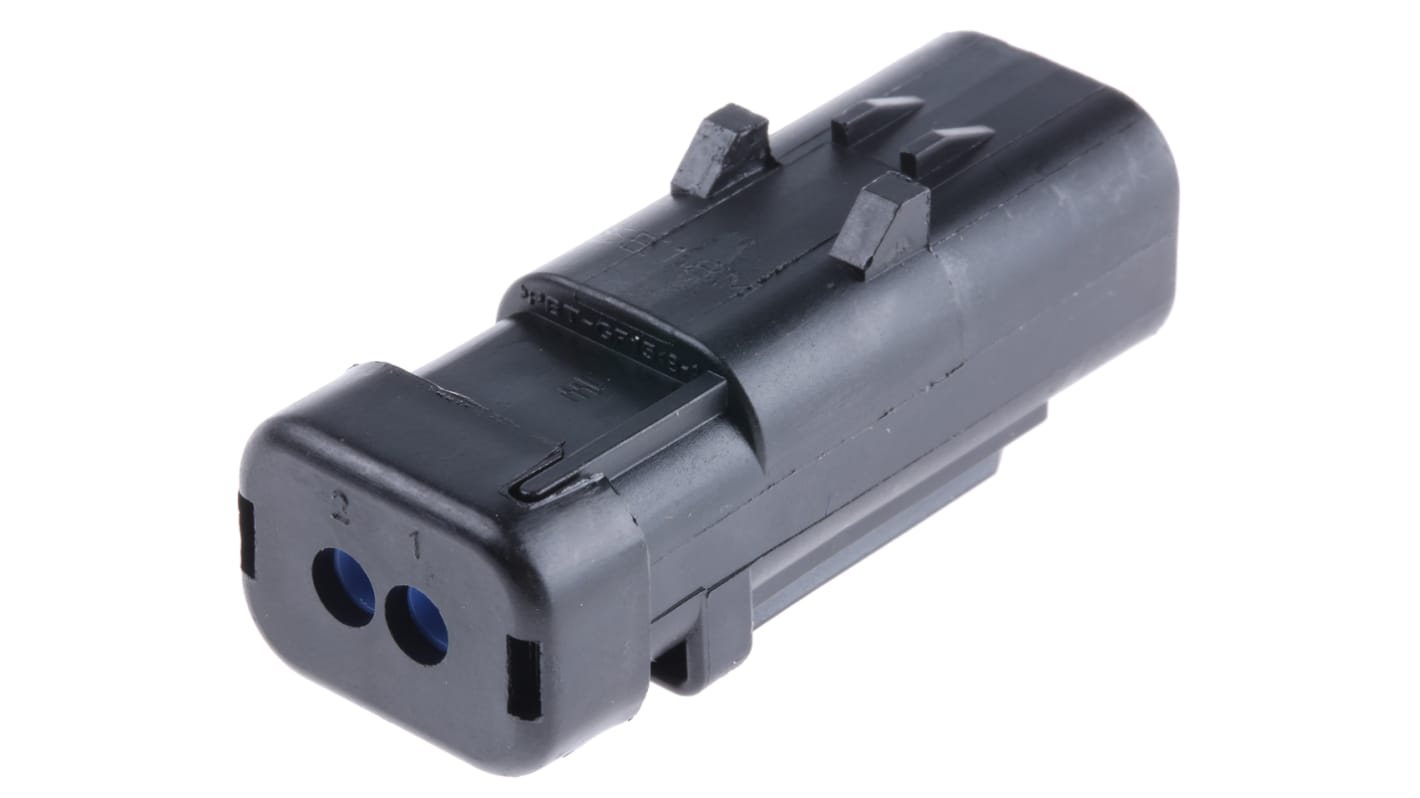 Conector de automoción TE Connectivity AMPSEAL 16 Macho de 2 vías en 1 fila