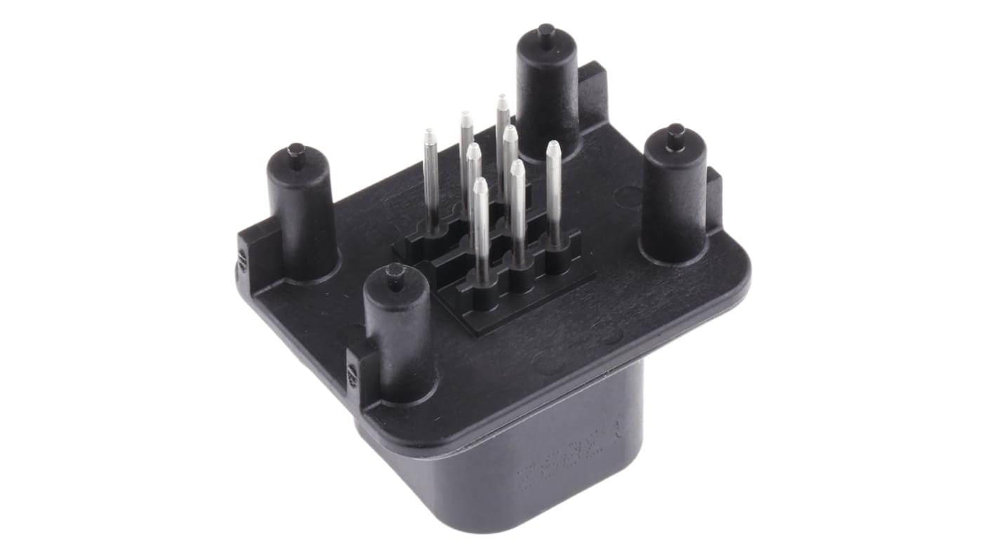 TE Connectivity, AMPSEAL Automotive Connector Plug 8 Way, Solder Termination