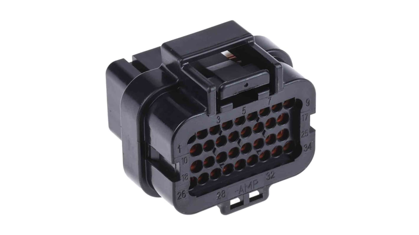 Connettore automotive TE Connectivity, Maschio, 34 vie, 4 file