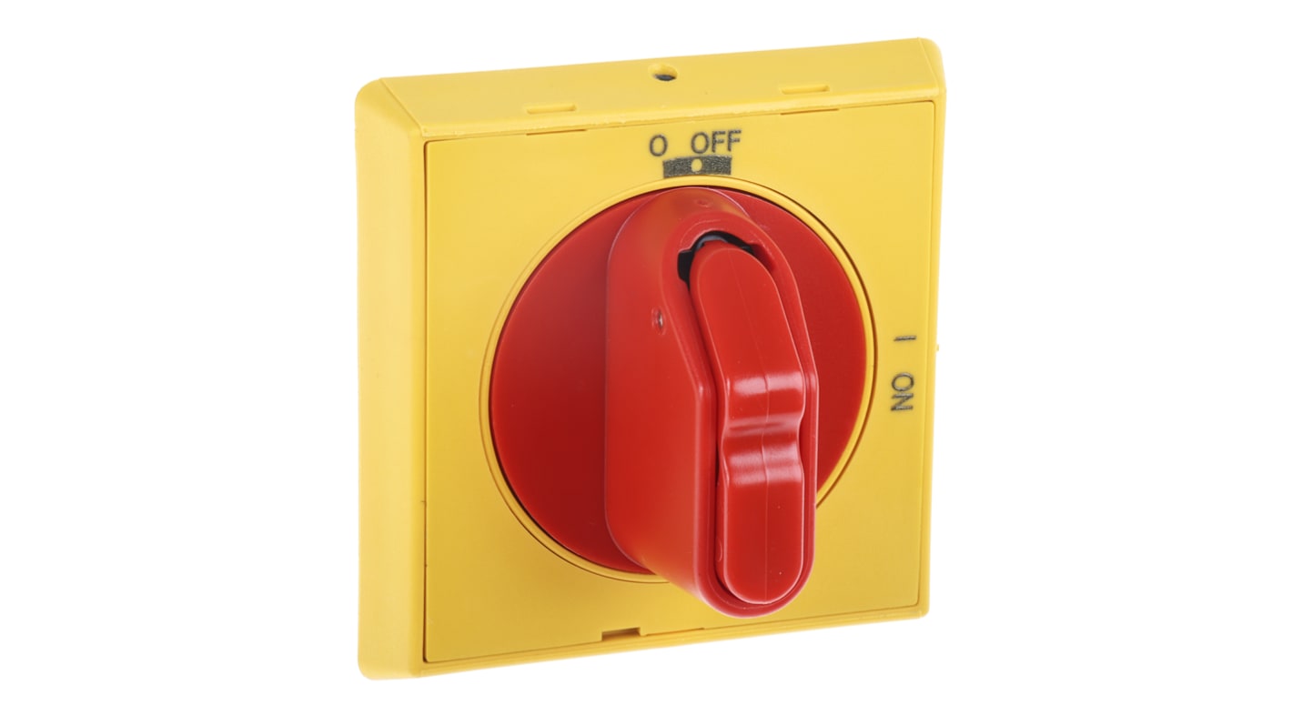 Manopola rotante ABB OHYS2AJ 1SCA105296R1001, Rosso/Giallo, IP65, per Serie OT