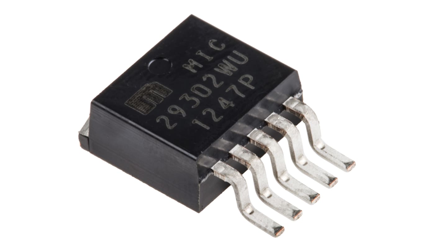 Microchip Spannungsregler 3A, 1 Niedrige Abfallspannung D2PAK (TO-263), 5-Pin, Einstellbar