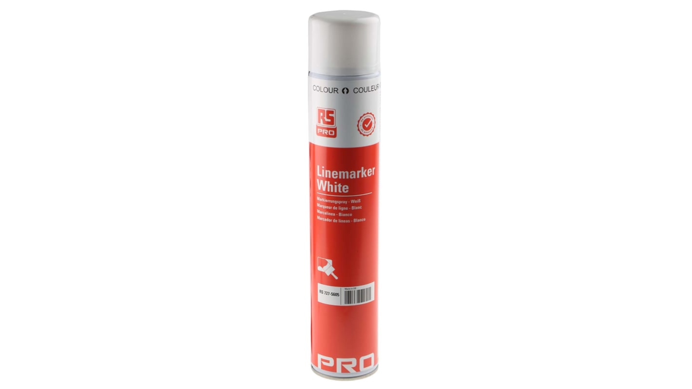 RS PRO 750ml White Line Marker Spray