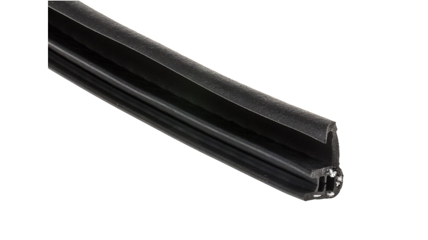 RS PRO Black EPDM  Edging Strip, 20m