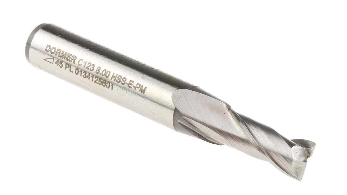 Dormer Plain Slot Drill, 8mm Cut Diameter