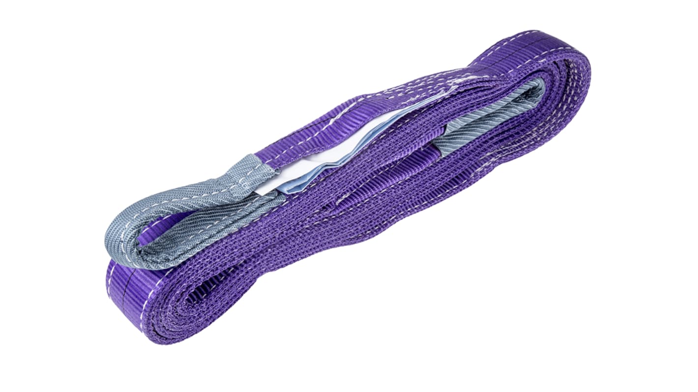 RS PRO Hebeband, Gurtband Violett, 50mm x 5m, 1t