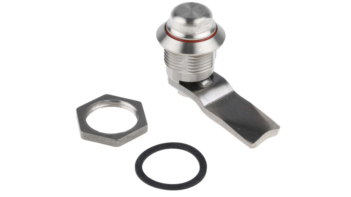 Cierre higiénico RS PRO de Acero inoxidable, muesca de 20.2 x 22.2mm, Spanner para desbloquear