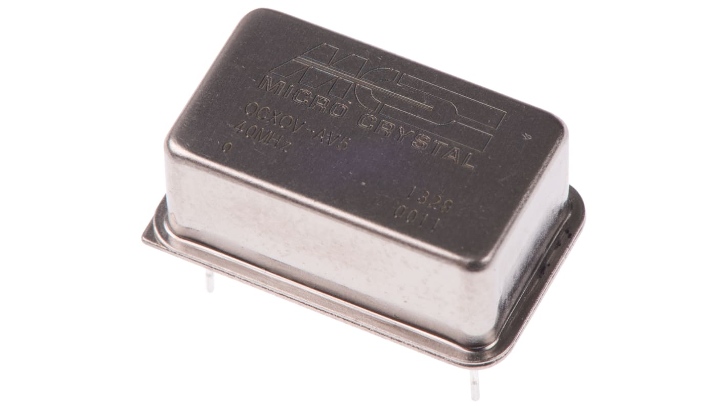 Micro Crystal, 40MHz Crystal Oscillator, ±0.2ppm HCMOS, 14-Pin PDIP OCXOV-AV5-40.000