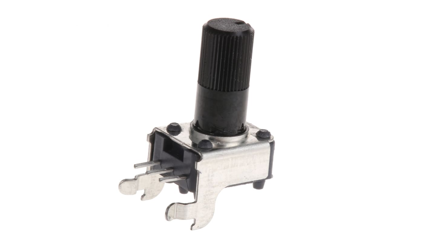 Potentiomètre Linéaire Alps RK09K, 50kΩ max, Ø axe 6 mm, Traversant