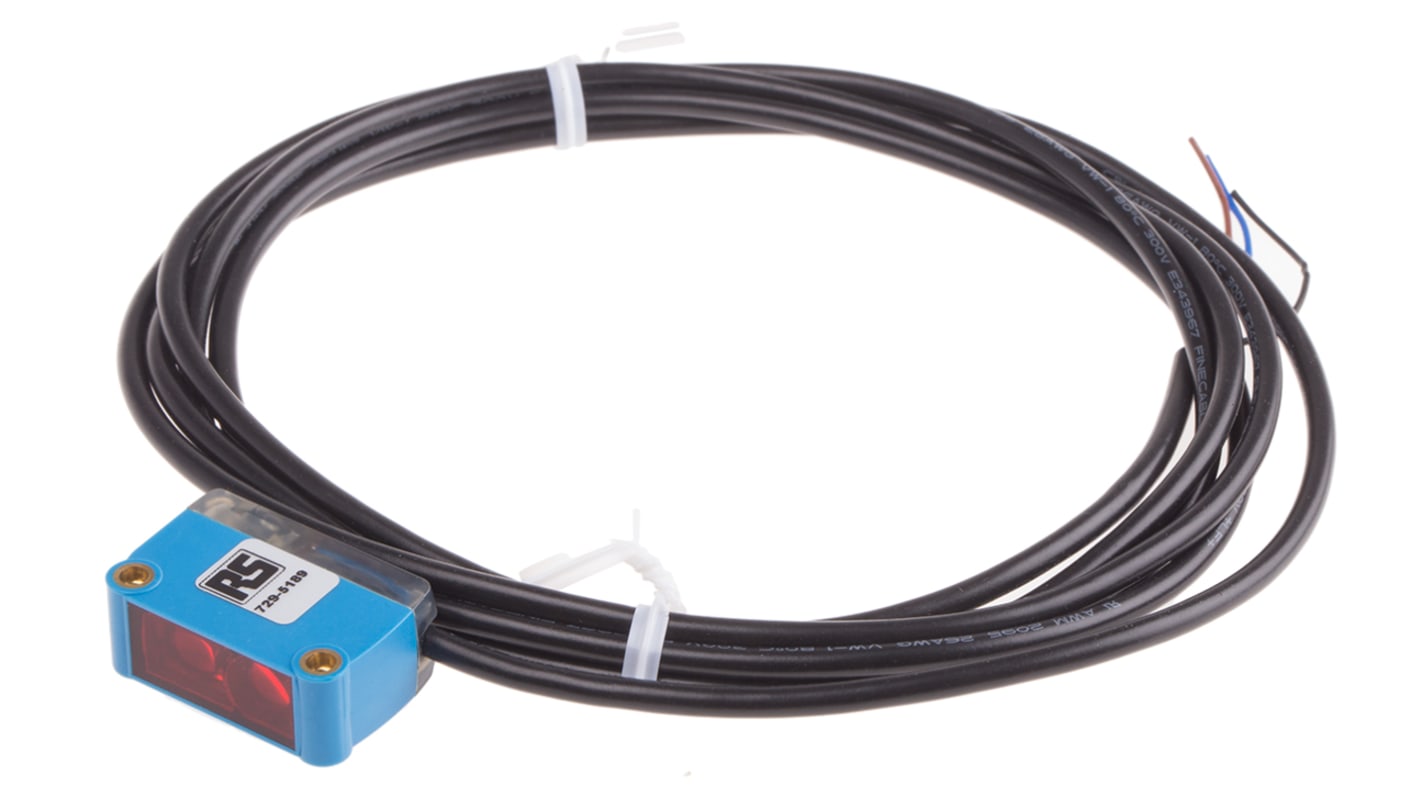 RS PRO Background Suppression Photoelectric Sensor, Block Sensor, 5 mm → 250 mm Detection Range