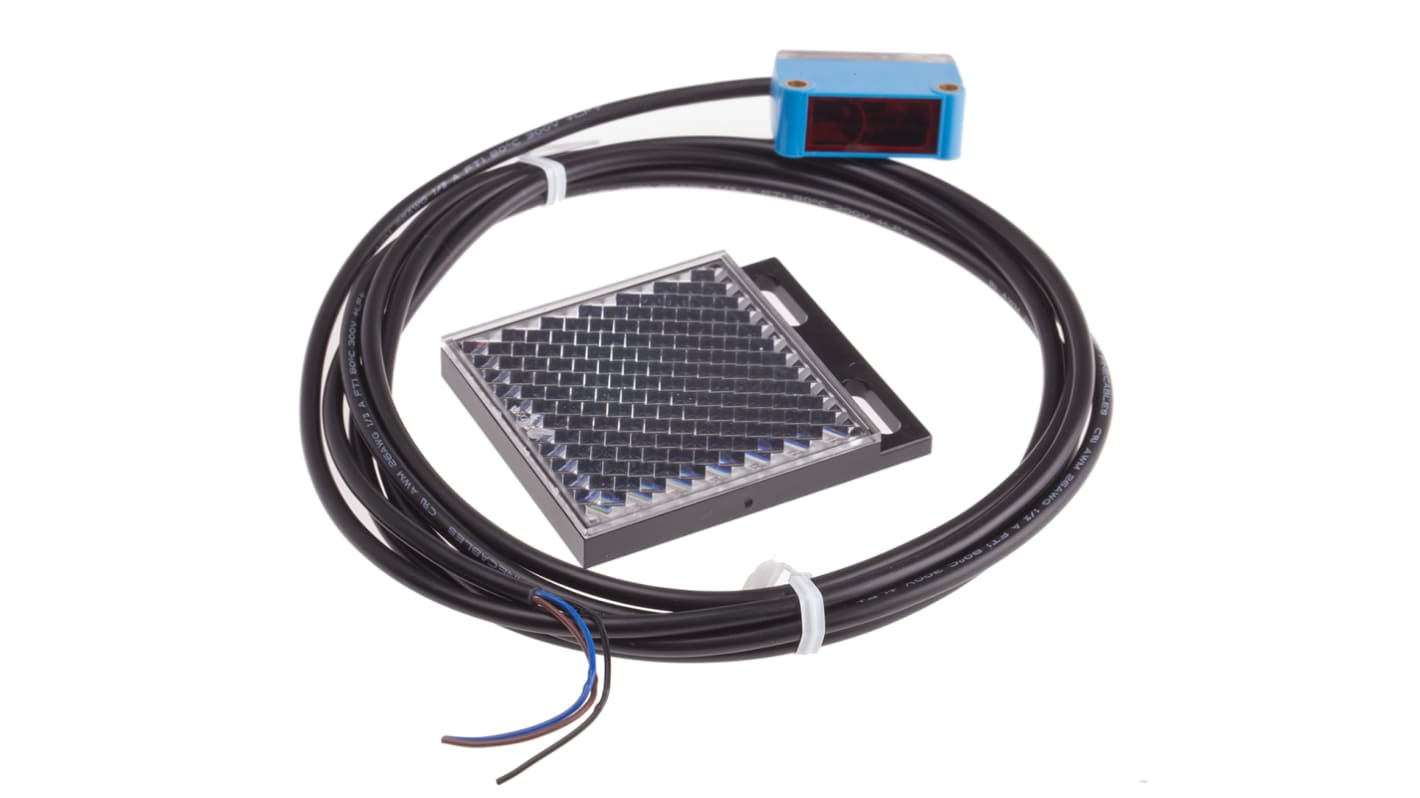 RS PRO Retroreflective Photoelectric Sensor, Block Sensor, 7.2 m