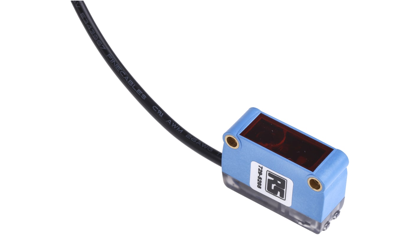 RS PRO Retroreflective Photoelectric Sensor, Block Sensor, 7.2 m