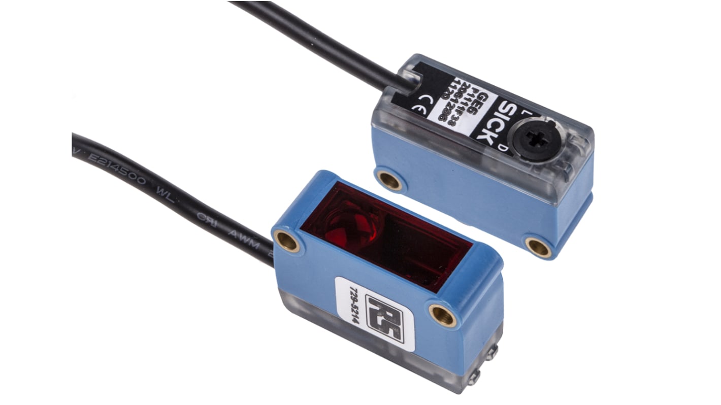 Fotoelektrický snímač 15 m LED Blok Kabel, výstup: PNP Jednocestný IP67