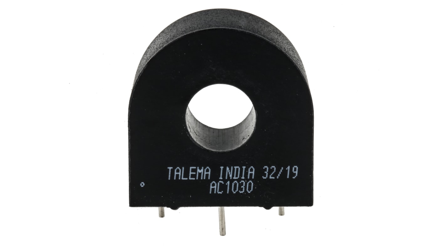 Transformador de corriente Nuvotem Talema AC-1, entrada 30A, ratio: 30:1, Ø int. 11.4mm, dim. 30,2 x 14,3 x 30,2 mm